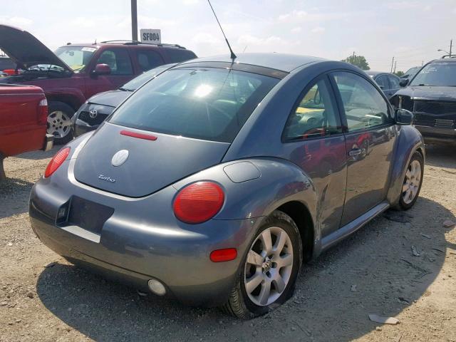 3VWDD21CX3M428361 - 2003 VOLKSWAGEN NEW BEETLE ნაცრისფერი ფოტო 4