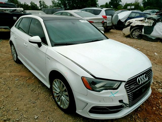 WAUTPBFF9GA101054 - 2016 AUDI A3 E-TRON WHITE photo 1