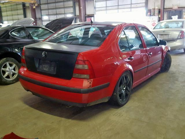 3VWSE29M6YM161387 - 2000 VOLKSWAGEN JETTA GLS RED photo 4