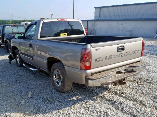 1GCEC14X03Z329534 - 2003 CHEVROLET SILVERADO SILVER photo 3