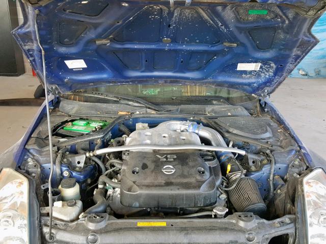 JN1AZ34D54T152890 - 2004 NISSAN 350Z COUPE BLUE photo 7