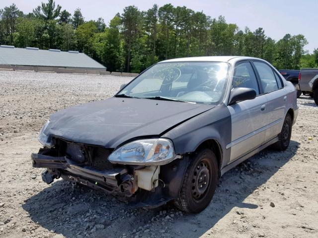 2HGEJ6614XH569396 - 1999 HONDA CIVIC BASE GRAY photo 2