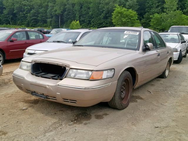 2MEFM75W8WX666584 - 1998 MERCURY GRAND MARQ BEIGE photo 2