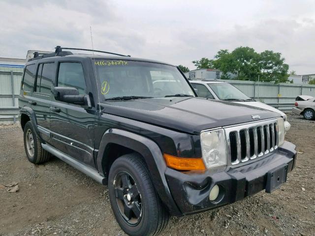 1J8HG48K77C501447 - 2007 JEEP COMMANDER BLACK photo 1