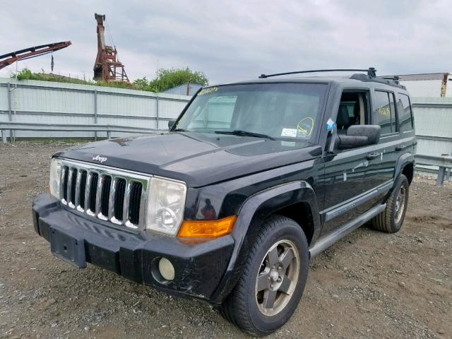 1J8HG48K77C501447 - 2007 JEEP COMMANDER BLACK photo 2