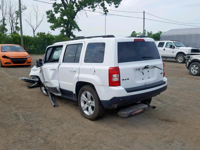 1C4NJRAB8CD717489 - 2012 JEEP PATRIOT WHITE photo 3