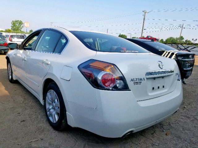 1N4AL21EX9C173530 - 2009 NISSAN ALTIMA 2.5 WHITE photo 3