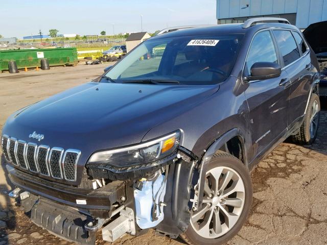 1C4PJMJX5KD249713 - 2019 JEEP CHEROKEE O GRAY photo 2