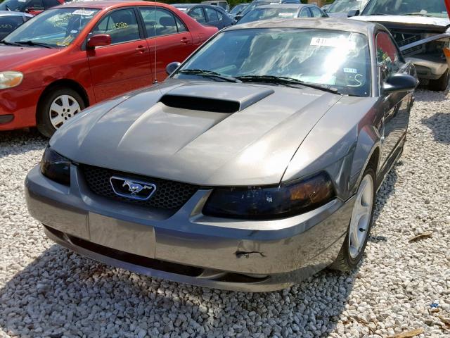1FAFP42X64F157242 - 2004 FORD MUSTANG GT GRAY photo 2