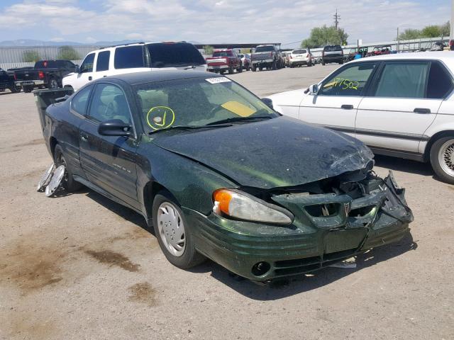 1G2NE12TXYM876684 - 2000 PONTIAC GRAND AM S GREEN photo 1