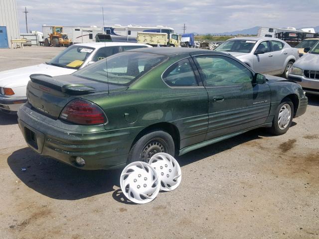 1G2NE12TXYM876684 - 2000 PONTIAC GRAND AM S GREEN photo 4