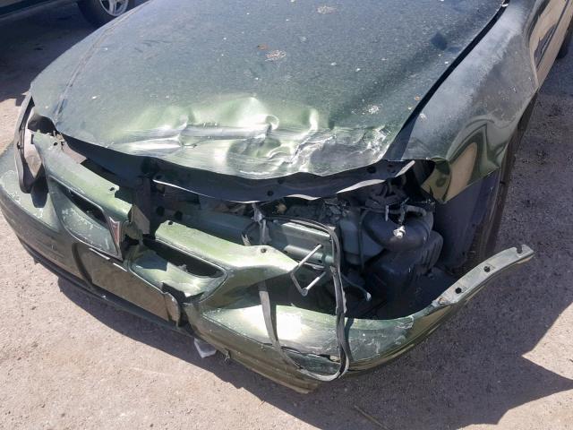 1G2NE12TXYM876684 - 2000 PONTIAC GRAND AM S GREEN photo 9
