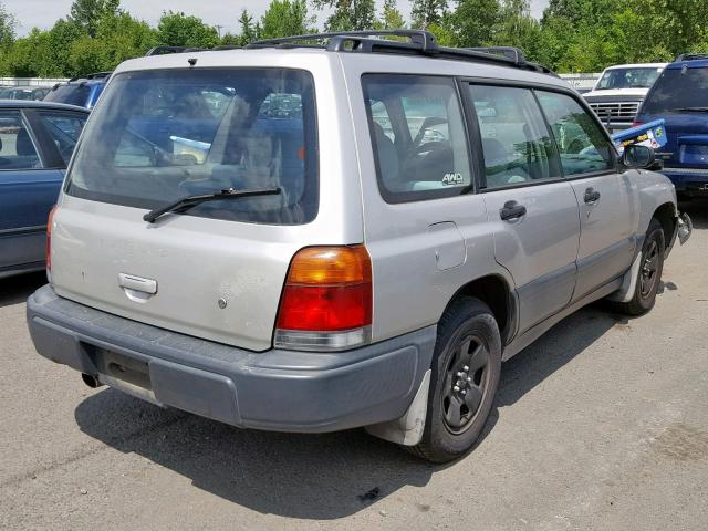 JF1SF6358YH704077 - 2000 SUBARU FORESTER L SILVER photo 4