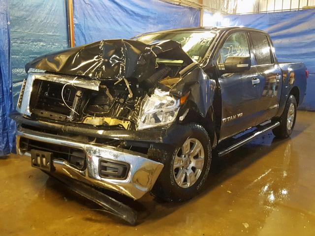 1N6AA1EJ6JN531469 - 2018 NISSAN TITAN S BLACK photo 2