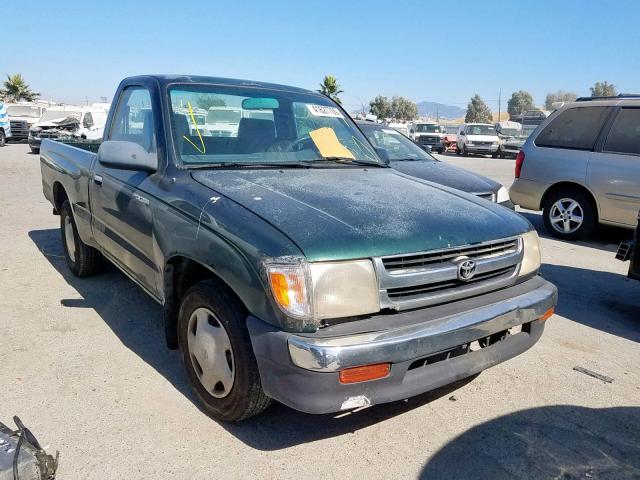 4TANL42N2YZ605444 - 2000 TOYOTA TACOMA GREEN photo 1