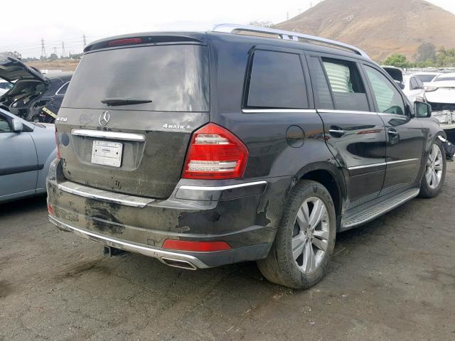 4JGBF7BE7BA645469 - 2011 MERCEDES-BENZ GL 450 4MA BLACK photo 4