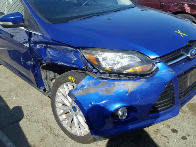 1FADP3N24DL170915 - 2013 FORD FOCUS TITA BLUE photo 9