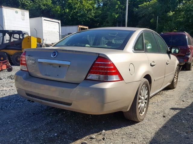 1MEHM42195G624185 - 2005 MERCURY MONTEGO PR 米色 照片 4