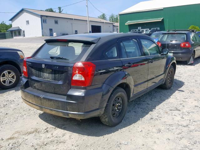 1B3HB28B97D218098 - 2007 DODGE CALIBER BLUE photo 4