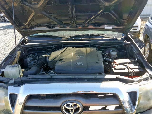 3TMJU62NX9M078185 - 2009 TOYOTA TACOMA DOU GRAY photo 7