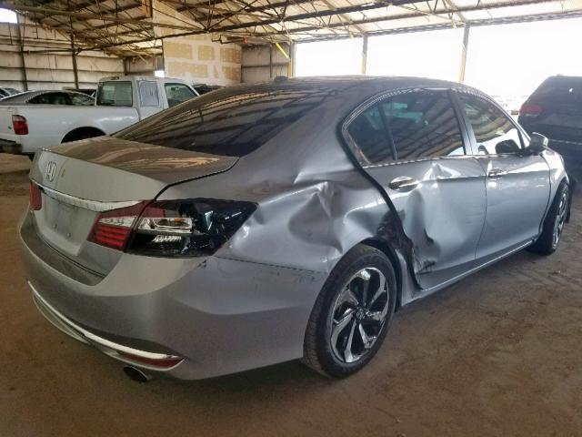 1HGCR2F80GA162809 - 2016 HONDA ACCORD EXL SILVER photo 4