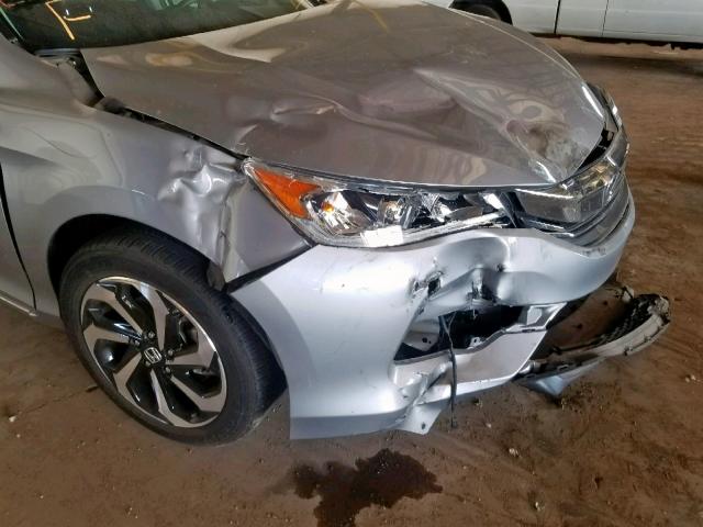 1HGCR2F80GA162809 - 2016 HONDA ACCORD EXL SILVER photo 9