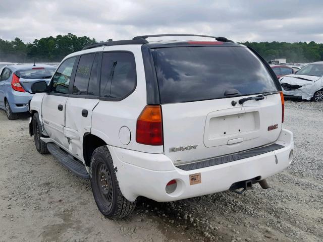 1GKDT13S022130707 - 2002 GMC ENVOY WHITE photo 3