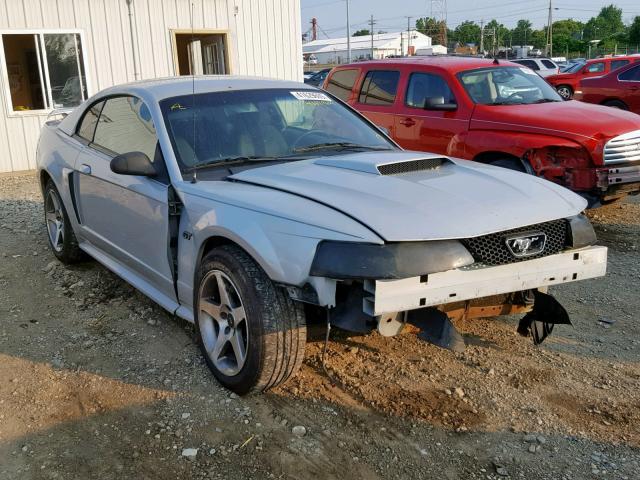 1FAFP42X32F183049 - 2002 FORD MUSTANG GT SILVER photo 1