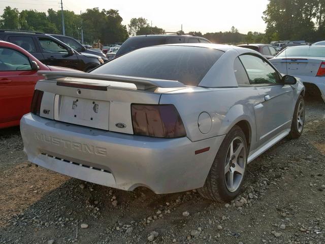 1FAFP42X32F183049 - 2002 FORD MUSTANG GT SILVER photo 4