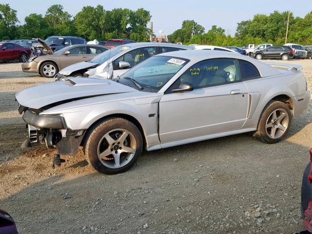 1FAFP42X32F183049 - 2002 FORD MUSTANG GT SILVER photo 9