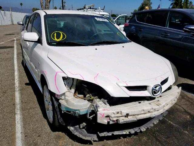 JM1BK344181167894 - 2008 MAZDA 3 HATCHBAC WHITE photo 1