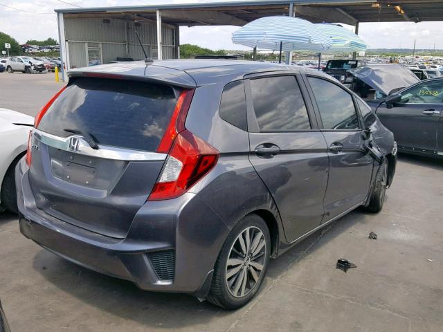 3HGGK5H84FM754994 - 2015 HONDA FIT EX CHARCOAL photo 4