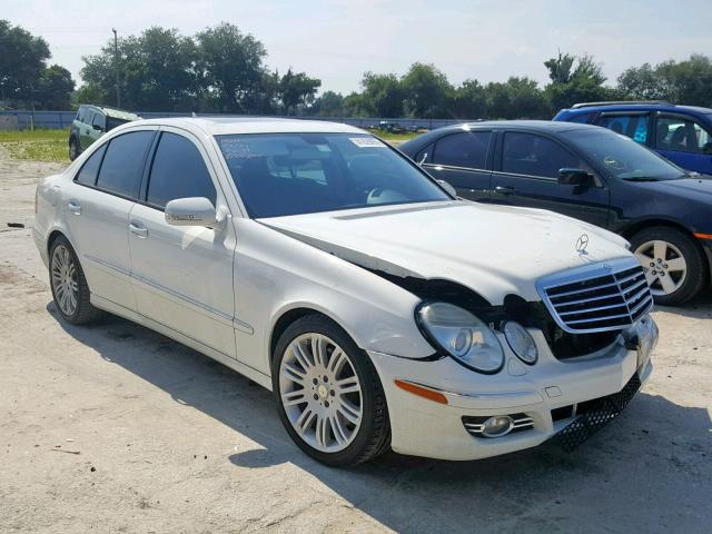 WDBUF56XX8B232072 - 2008 MERCEDES-BENZ E 350 WHITE photo 1