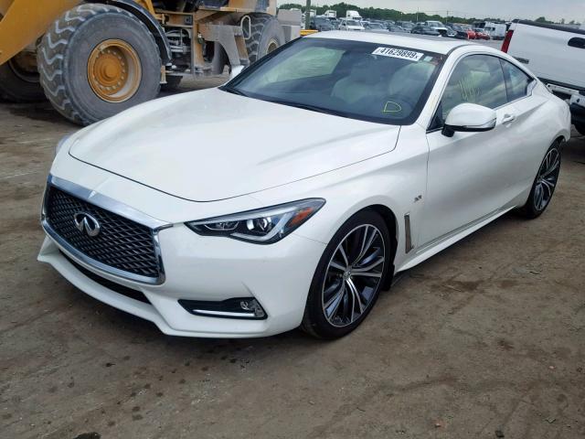 JN1EV7EK5JM342972 - 2018 INFINITI Q60 LUXE 3 WHITE photo 2