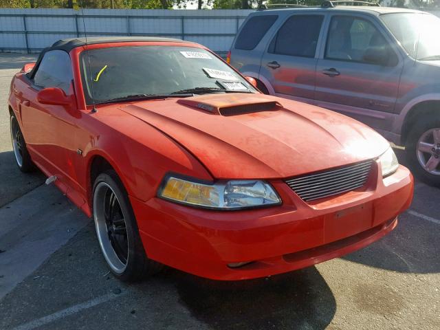 1FAFP45X9YF237054 - 2000 FORD MUSTANG GT RED photo 1