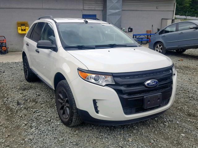 2FMDK3GC4DBE02441 - 2013 FORD EDGE SE WHITE photo 1