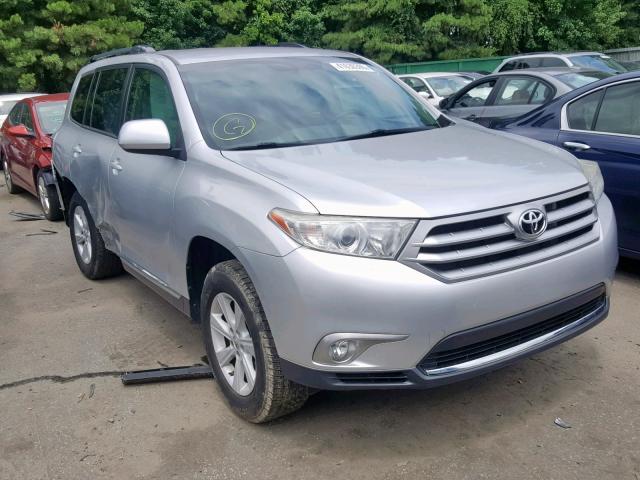 5TDZA3EH7DS037702 - 2013 TOYOTA HIGHLANDER SILVER photo 1