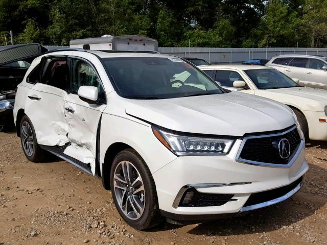 5J8YD4H84JL002103 - 2018 ACURA MDX ADVANC WHITE photo 1