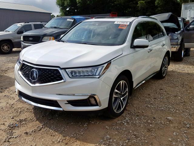 5J8YD4H84JL002103 - 2018 ACURA MDX ADVANC WHITE photo 2