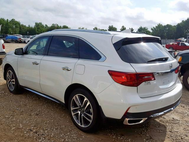 5J8YD4H84JL002103 - 2018 ACURA MDX ADVANC WHITE photo 3