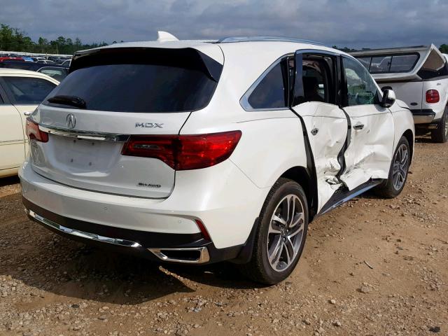 5J8YD4H84JL002103 - 2018 ACURA MDX ADVANC WHITE photo 4