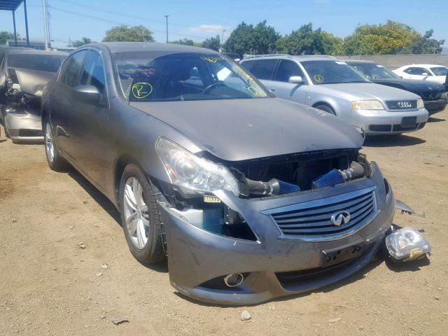 JN1CV6AP4DM305533 - 2013 INFINITI G37 BASE GRAY photo 1