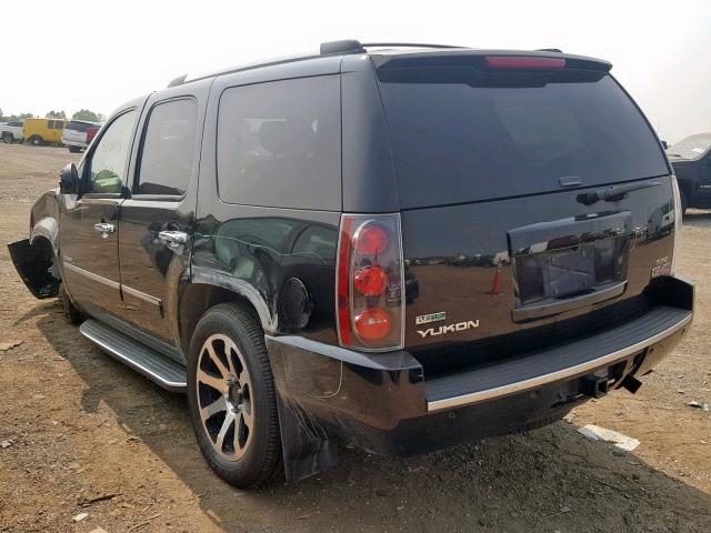 1GKUKEEF6AR159256 - 2010 GMC YUKON DENA BLACK photo 3