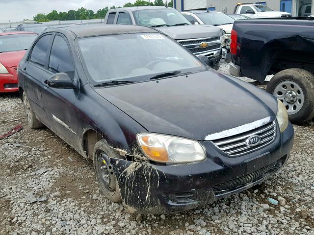 KNAFE221495615094 - 2009 KIA SPECTRA EX BLACK photo 1