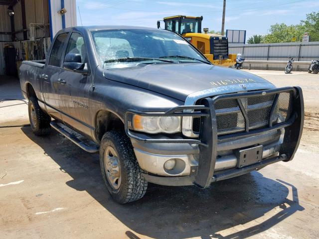 3D7KU28D34G183529 - 2004 DODGE RAM 2500 S ნაცრისფერი ფოტო 1
