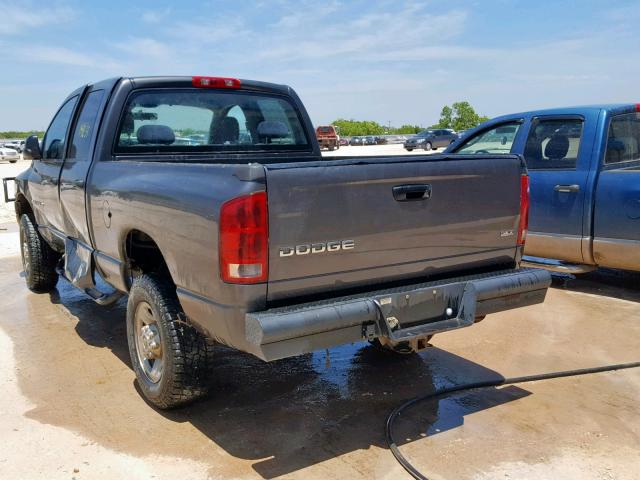 3D7KU28D34G183529 - 2004 DODGE RAM 2500 S ნაცრისფერი ფოტო 3