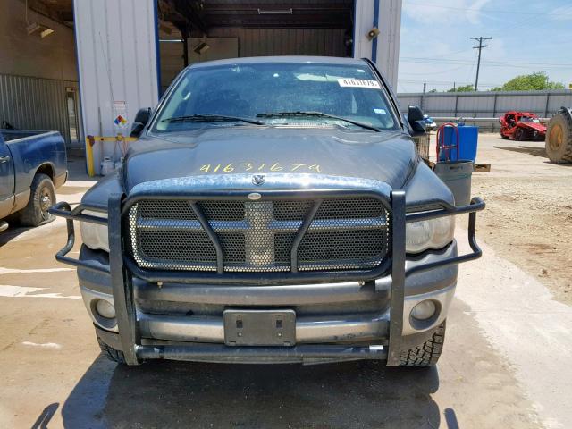 3D7KU28D34G183529 - 2004 DODGE RAM 2500 S ნაცრისფერი ფოტო 9