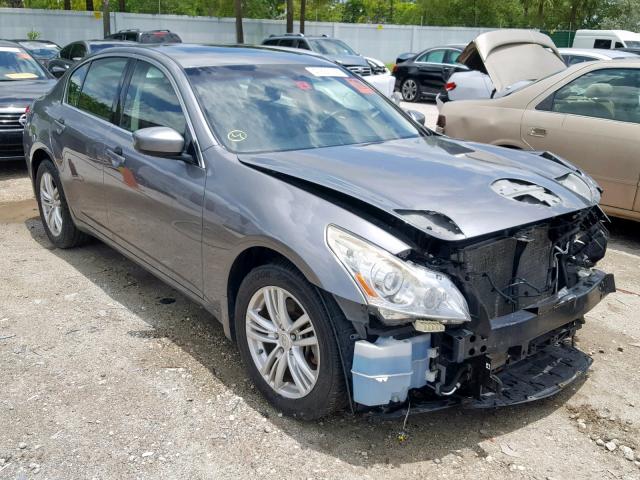 JN1CV6AR0BM401366 - 2011 INFINITI G37 SILVER photo 1