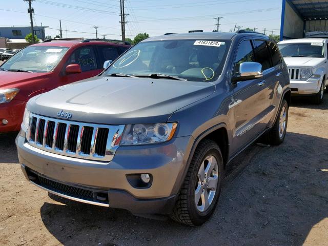 1J4RR5GT3BC671345 - 2011 JEEP GRAND CHER GRAY photo 2