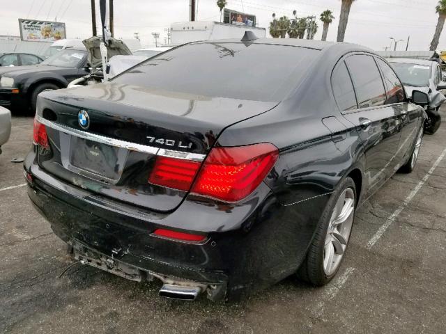 WBAYE4C55DDW22690 - 2013 BMW 740 LI BLACK photo 4